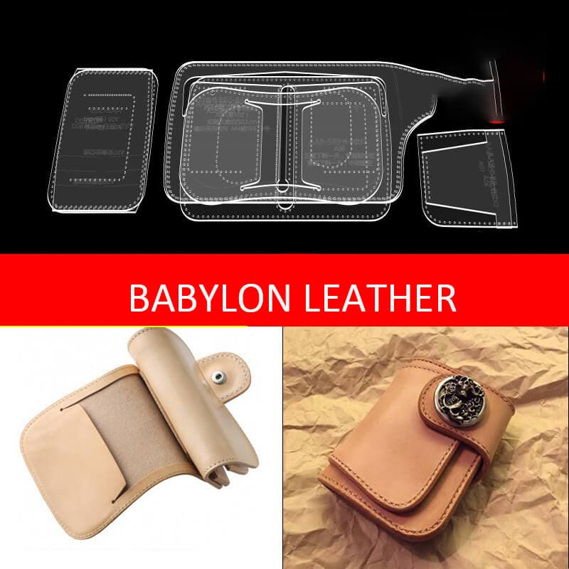 BABYLON™ Coin Wallet Leather Pattern AAB - 590 - Babylon LeatherBabylon LeatherAAB - 590 - Kraft Board