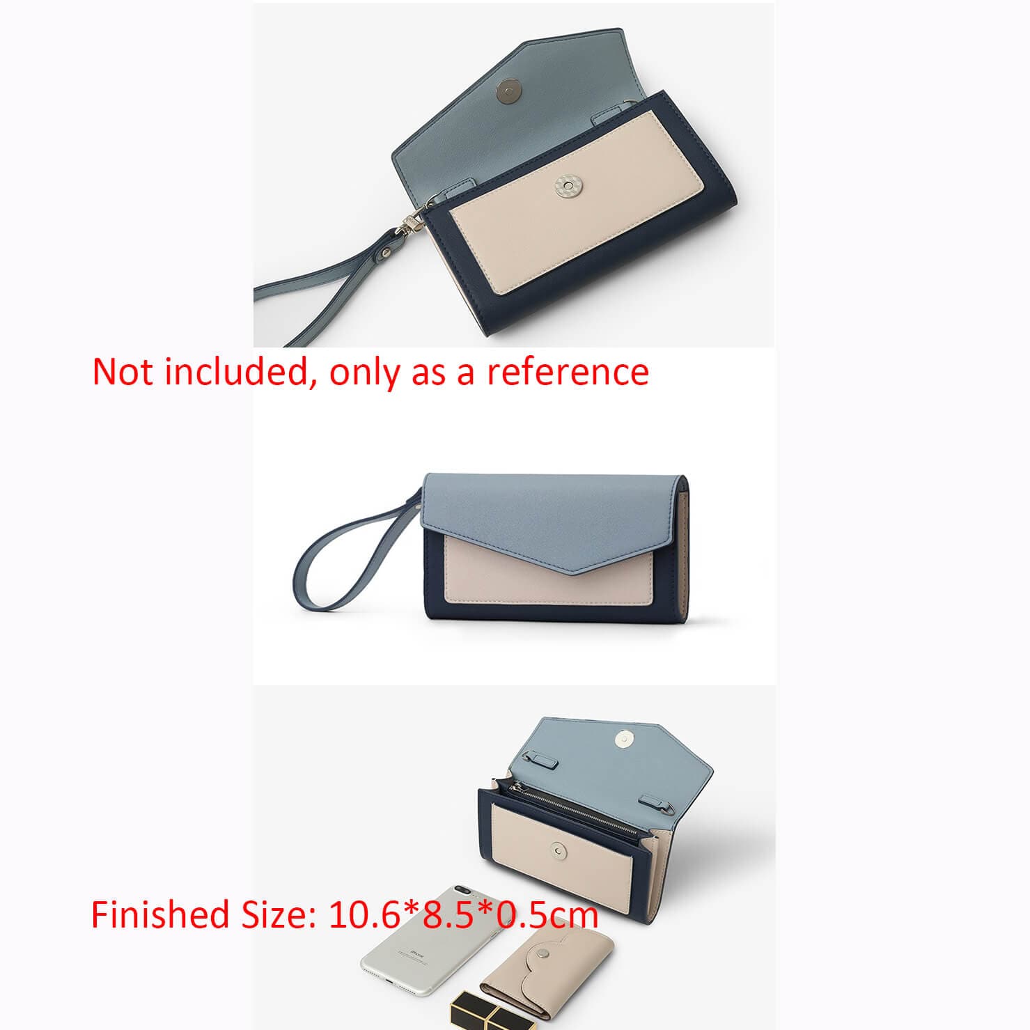 BABYLON™ Compartment Clutch Pattern AAB - 490 - Babylon LeatherBabylon LeatherAAB - 490 - Kraft Board