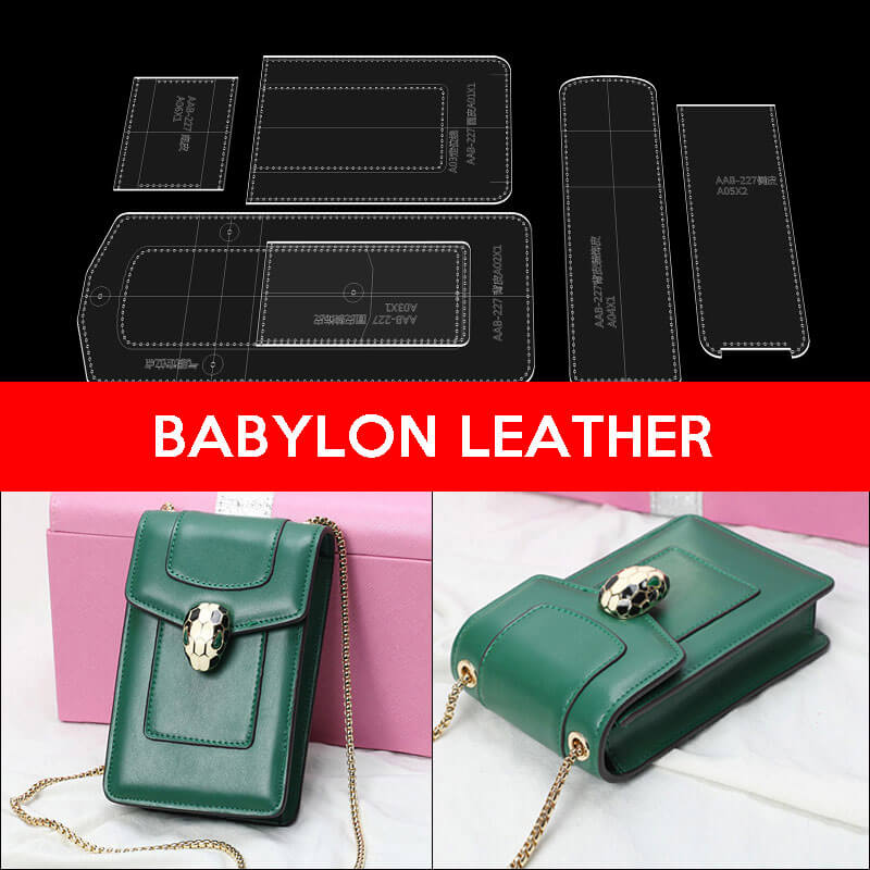 BABYLON™ Crossbody Phone Bag Leather Small Bag Pattern AAB - 227 - Babylon LeatherBabylon LeatherAAB - 227 - Kraft Board