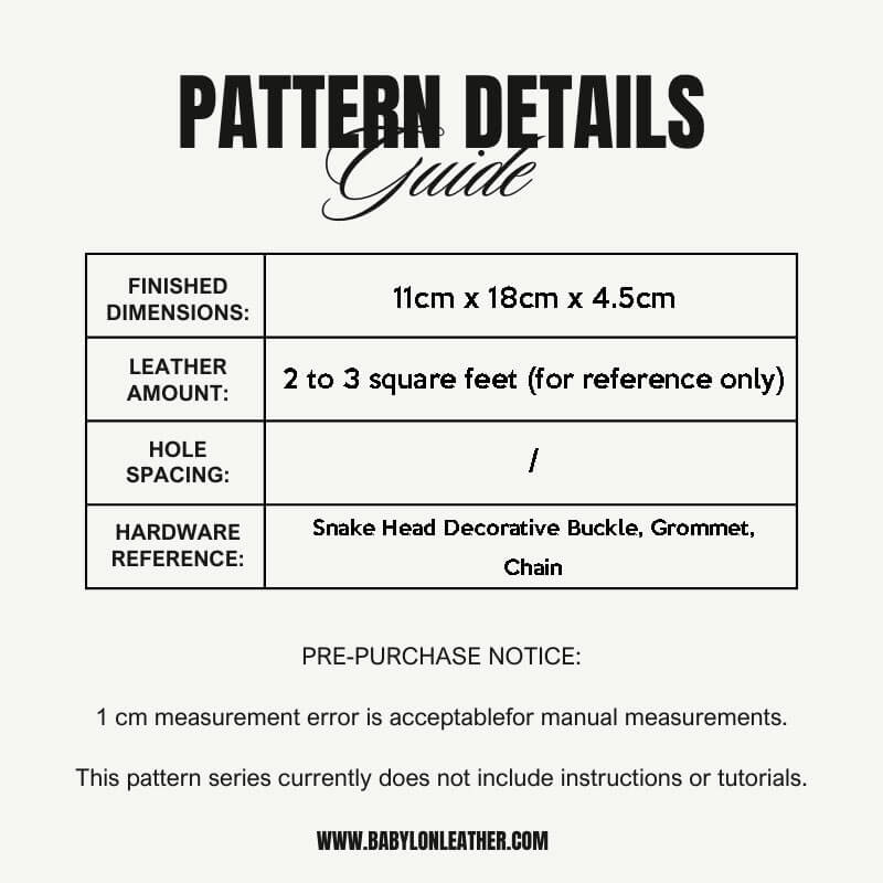 BABYLON™ Crossbody Phone Bag Leather Small Bag Pattern AAB - 227 - Babylon LeatherBabylon LeatherAAB - 227 - Kraft Board