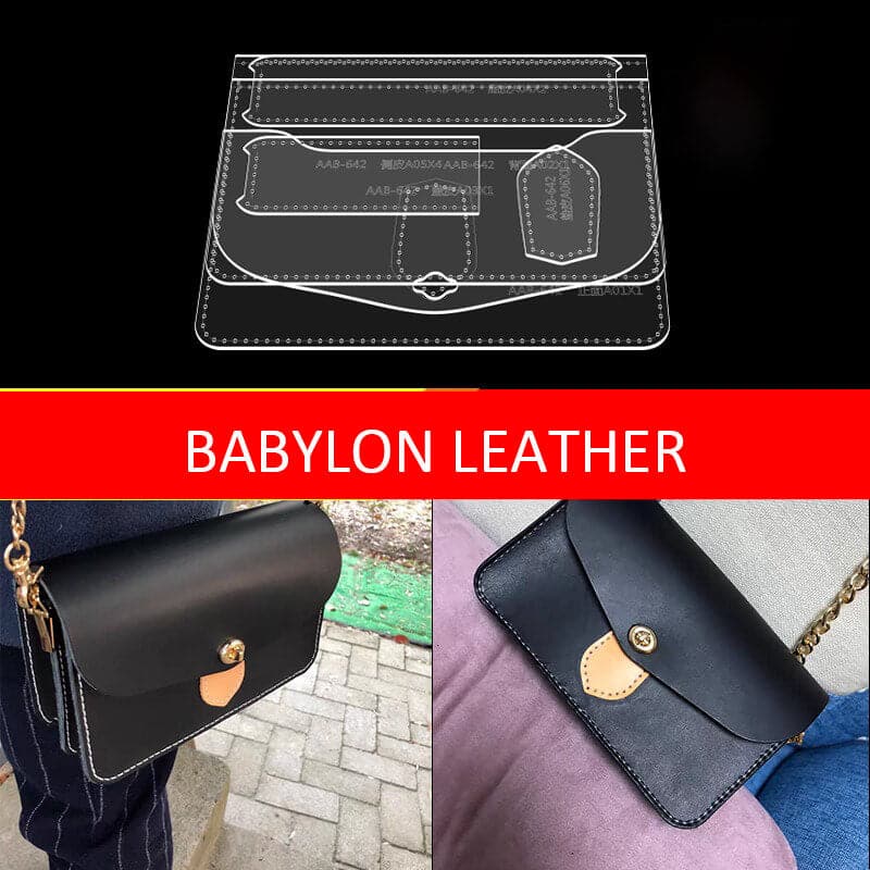 BABYLON™ Crossbody Purse Pattern AAB - 643 - Babylon LeatherBabylon LeatherAAB - 643 - Kraft Board