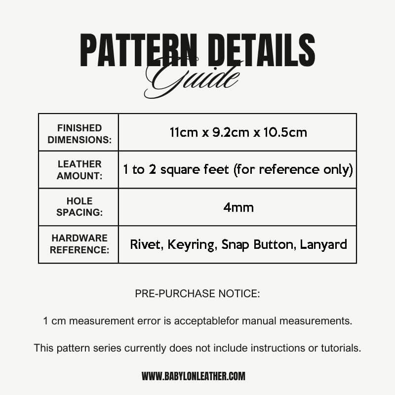 BABYLON™ Cute and Creative Card Case Pattern AAB - 71 - Babylon LeatherBabylon LeatherAAB - 71 - Kraft Board