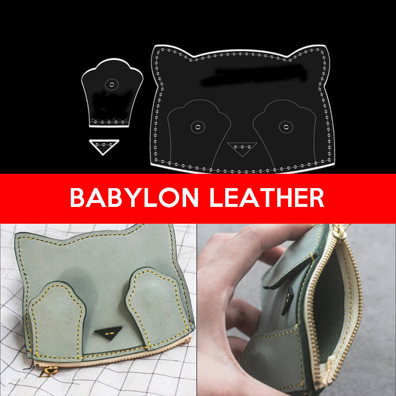 BABYLON™ Cute Cardholder Leather Handmade Pattern AAB - 286 - Babylon LeatherBabylon LeatherAAB - 286 - Kraft Board