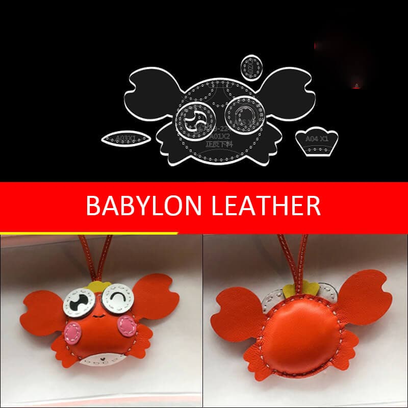 BABYLON™ Cute Keychain Charm Leather Craft Pattern AAB - 224 - Babylon LeatherBabylon LeatherAAB - 224 - Kraft Board
