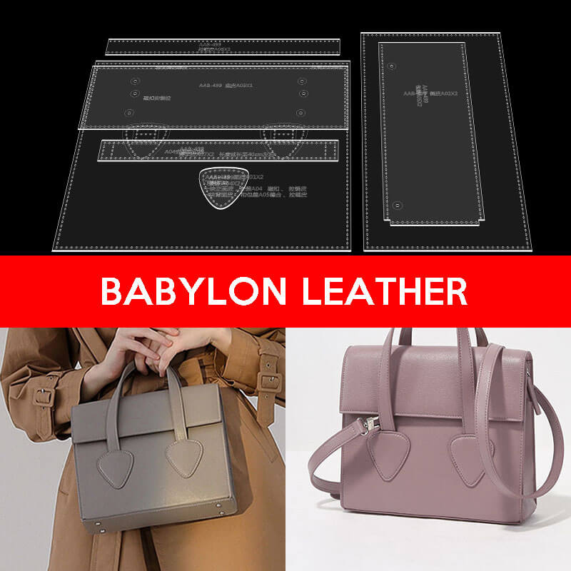 BABYLON™ Cute Ladies' Handbag Pattern AAB - 499 - Babylon LeatherBabylon LeatherAAB - 499 - Kraft Board