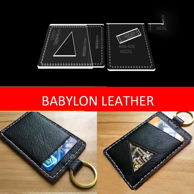 BABYLON™ DIY Leather Card Case Pattern AAB - 628 - Babylon LeatherBabylon LeatherAAB - 628 - Kraft Board
