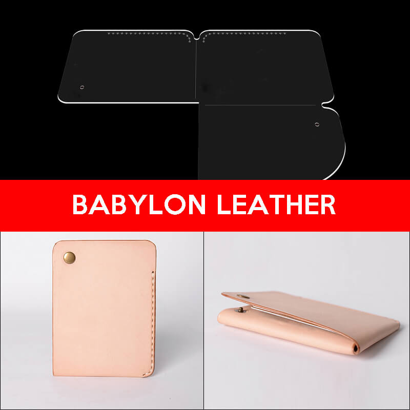 BABYLON™ DIY Leather Cardholder Handmade Gift Pattern AAB - 308 - Babylon LeatherBabylon LeatherAAB - 308 - Kraft Board