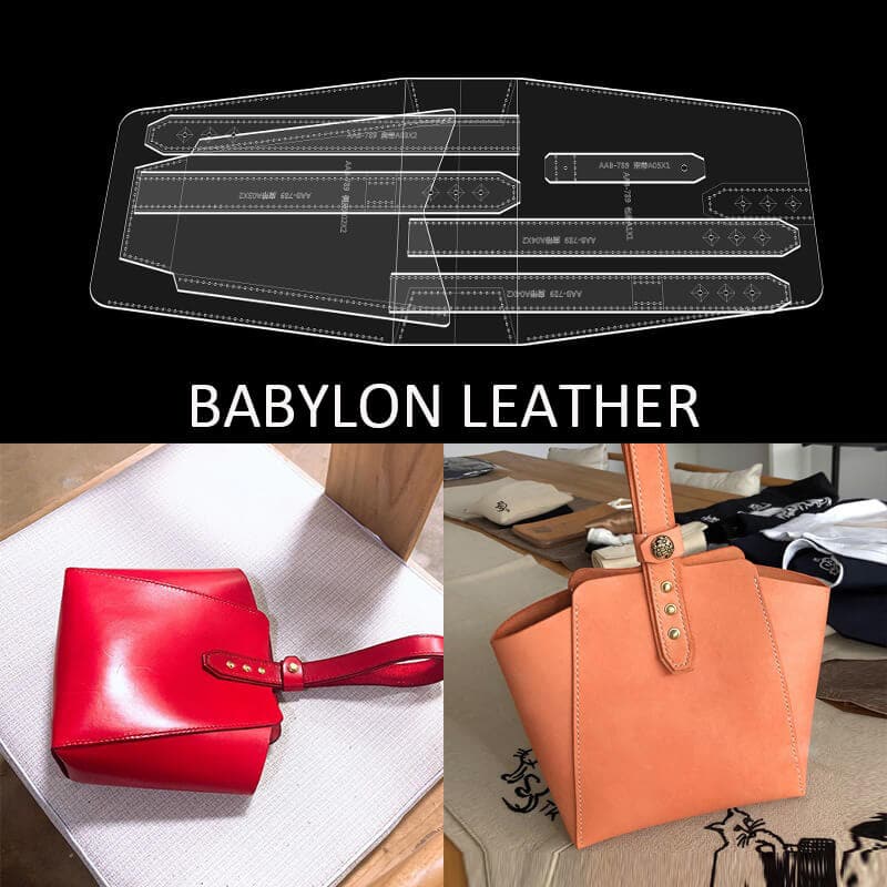 BABYLON™ DIY Leather HandBag Pattern AAB - 789 - Babylon LeatherBabylon LeatherAAB - 789 - Kraft Board