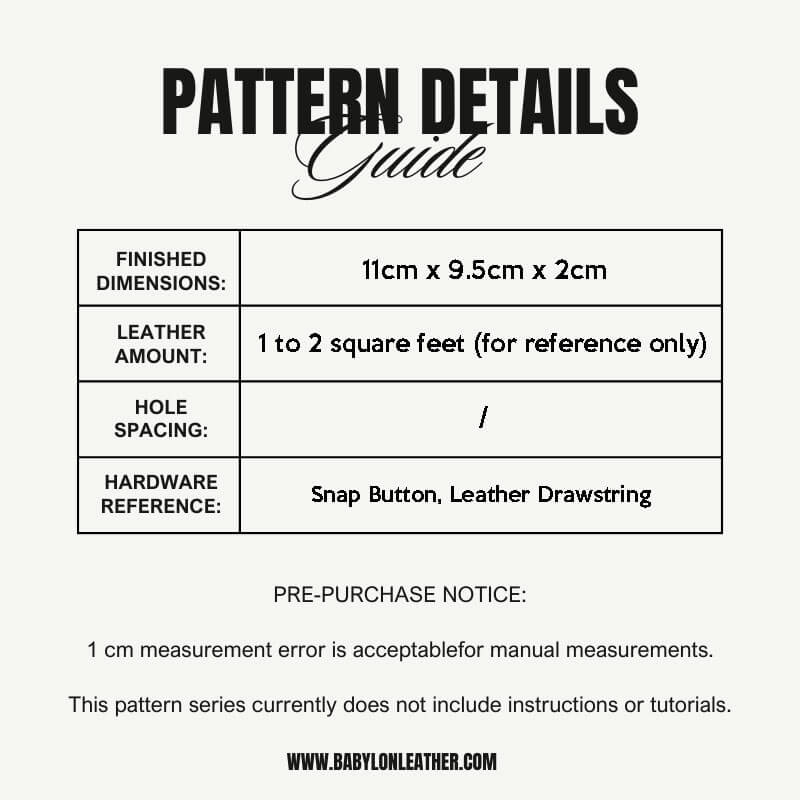 BABYLON™ DIY Leather Wallet Making Pattern AAB - 25 - Babylon LeatherBabylon LeatherAAB - 25 - Kraft Board
