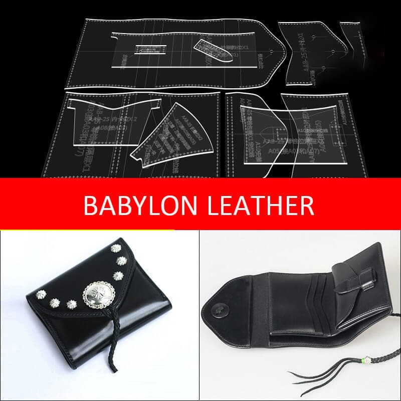 BABYLON™ DIY Leather Wallet Making Pattern AAB - 25 - Babylon LeatherBabylon LeatherAAB - 25 - Kraft Board
