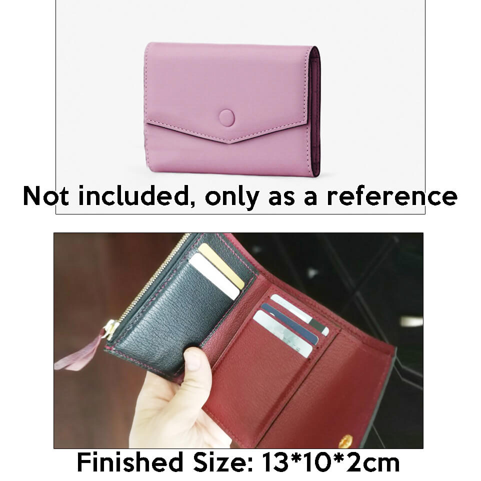 BABYLON™ DIY Tri - Fold Short Wallet Leather Pattern AAB - 436 - Babylon LeatherBabylon LeatherAAB-436-Kraft Board