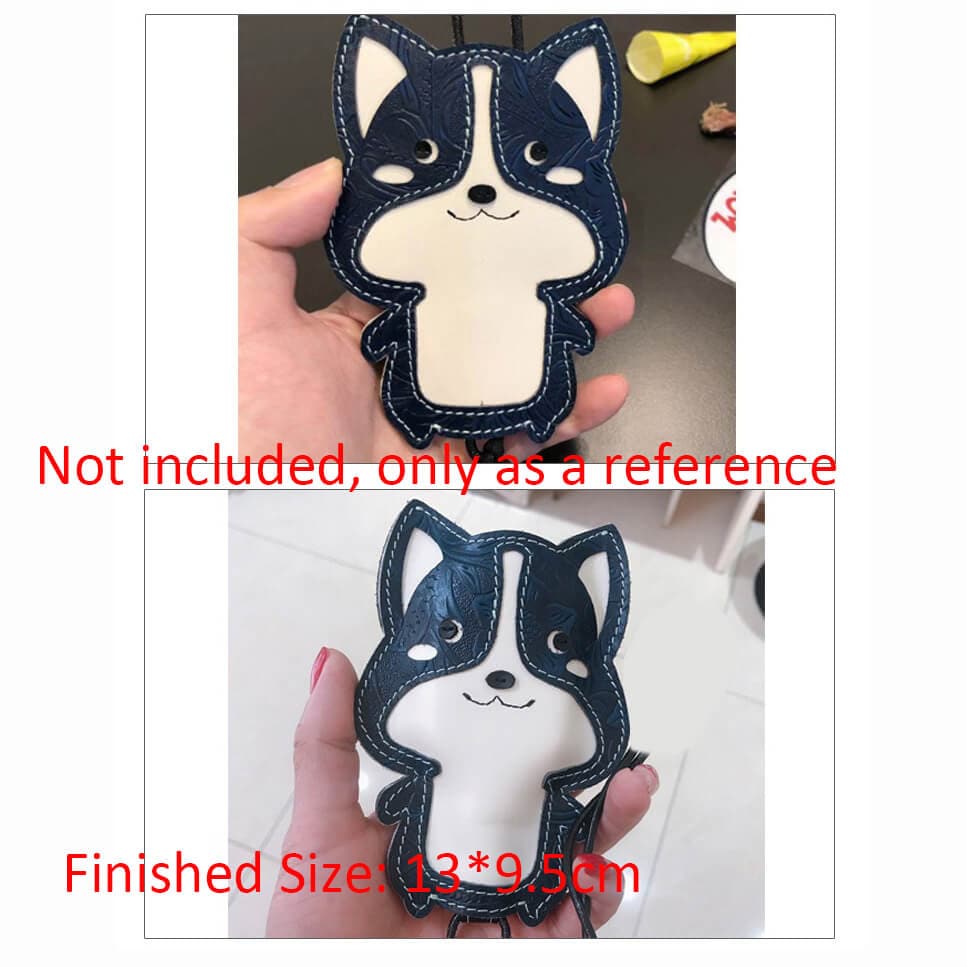 BABYLON™ Dog Cartoon Key Pouch Leather Pattern AAB - 750 - Babylon LeatherBabylon LeatherAAB - 750 - Kraft Board