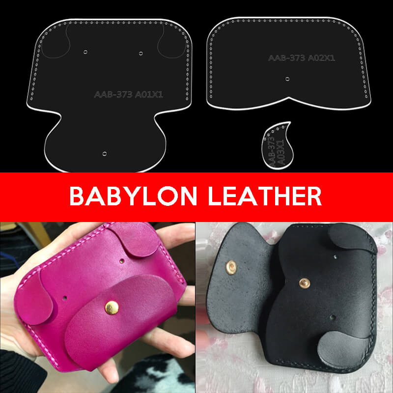 BABYLON™ Dog Coin Purse Leather Pattern AAB - 373 - Babylon LeatherBabylon LeatherAAB-373-Kraft Board