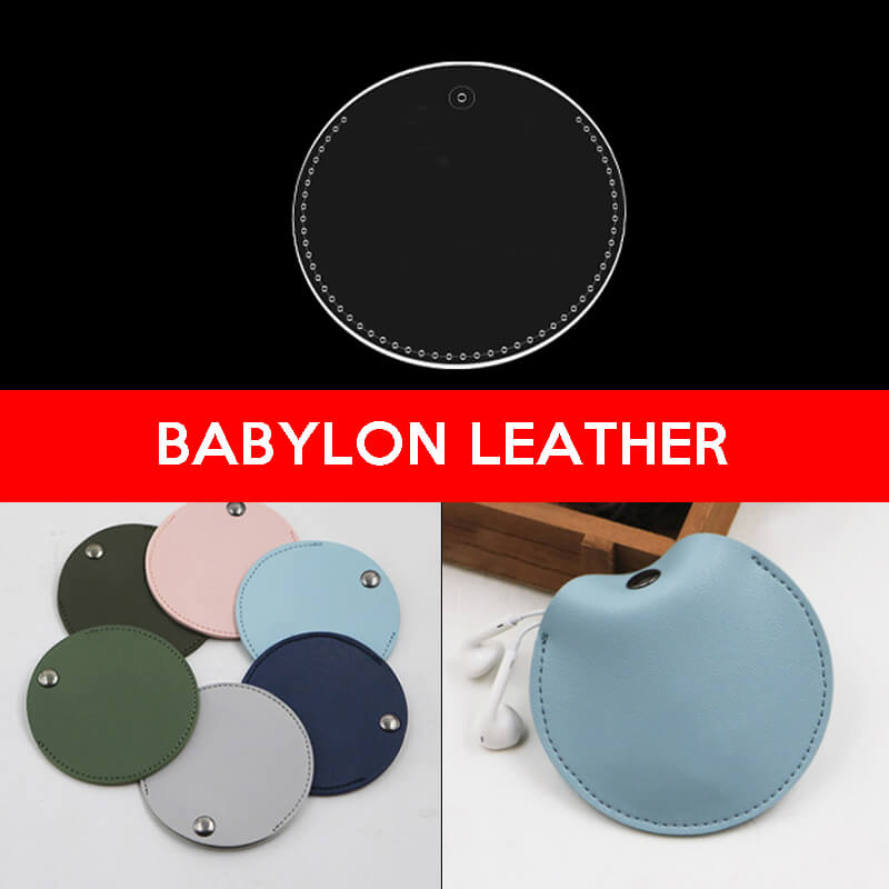 BABYLON™ Earphone Storage Round Coin Purse Pattern AAB - 456 - Babylon LeatherBabylon LeatherAAB-456-Kraft Board