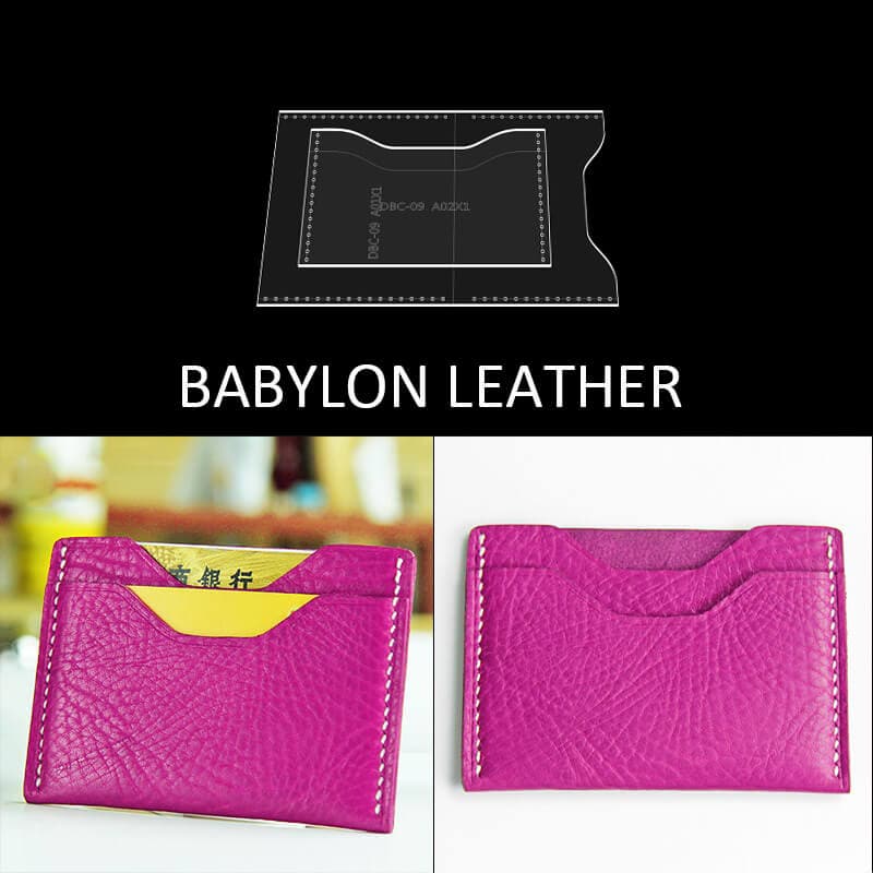 BABYLON™ Elegant Card Holder Pattern DBC - 09 - Babylon LeatherBabylon LeatherDBC - 09 - Kraft Board