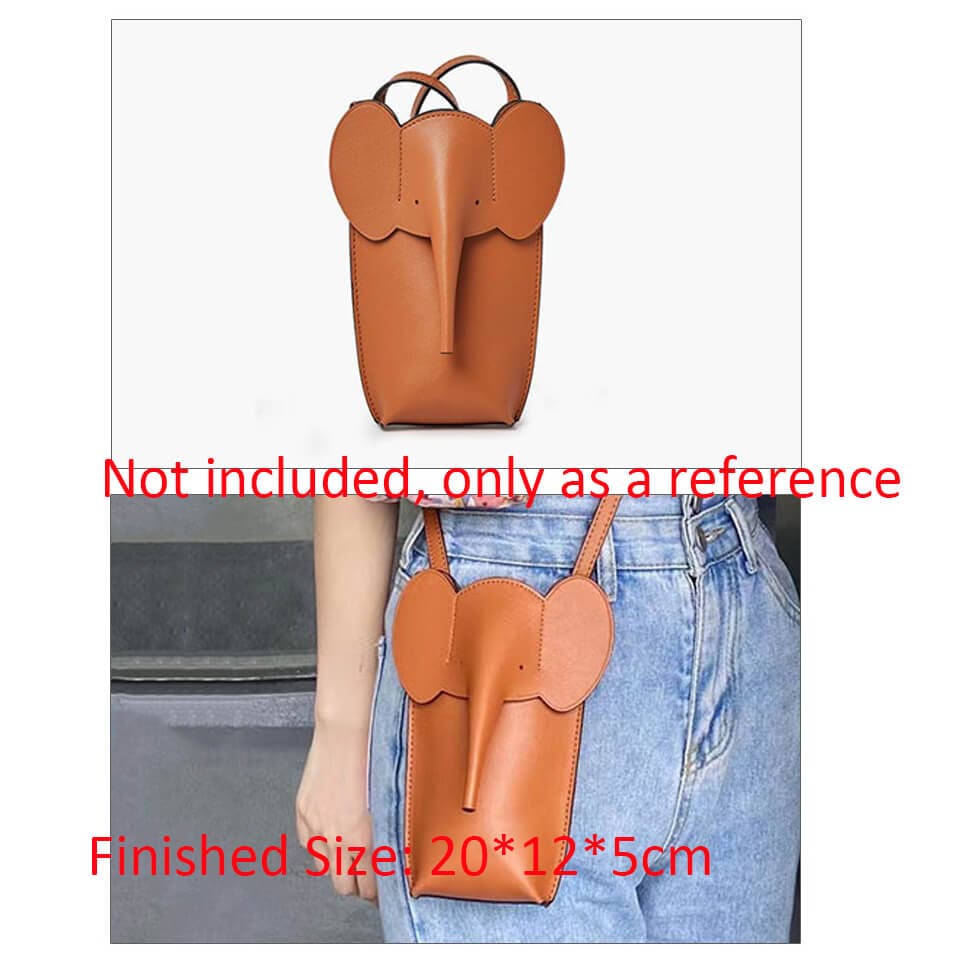 BABYLON™ Elephant Phone Bag Crossbody Pattern AAB - 693 - Babylon LeatherBabylon LeatherAAB - 693 - Kraft Board
