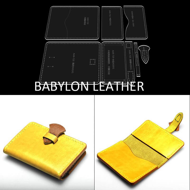BABYLON™ Fashion Card Holder Craft Pattern AAB - 725 - Babylon LeatherBabylon LeatherAAB - 725 - Kraft Board