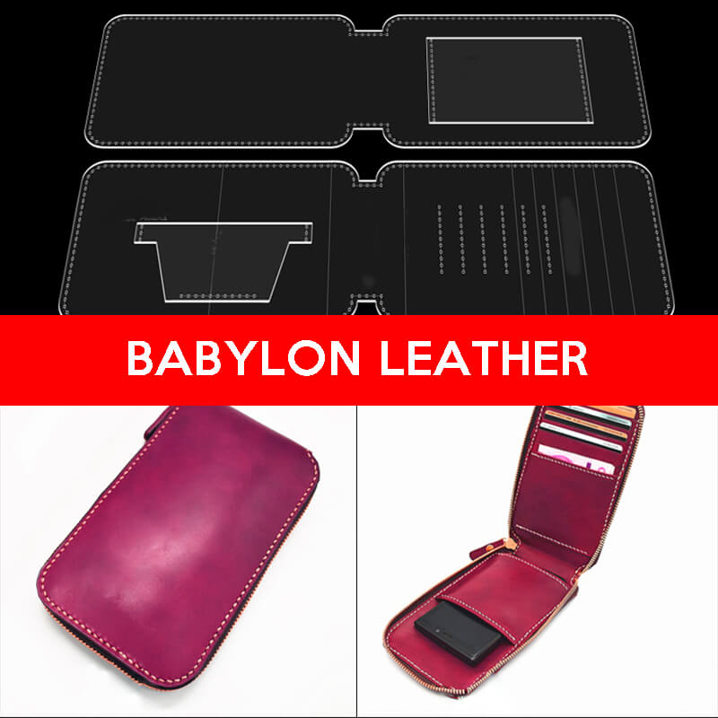 BABYLON™ Fashion Clutch Leather Gift Pattern AAB - 353 - Babylon LeatherBabylon LeatherAAB-353-Kraft Board