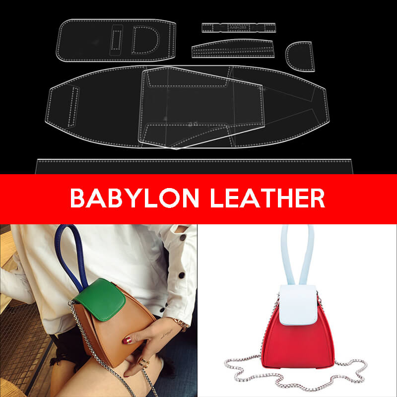 BABYLON™ Gift of Love Handbag Making Pattern AAB - 283 - Babylon LeatherBabylon LeatherAAB - 283 - Kraft Board