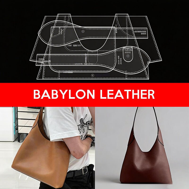 BABYLON™ Handheld Underarm Tote Bag Making Pattern AAB - 988 - Babylon LeatherBabylon LeatherAAB-988-Kraft Board
