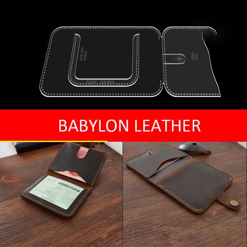 BABYLON™ ID Card Holder Pattern AAB - 531 - Babylon LeatherBabylon LeatherAAB - 531 - Kraft Board