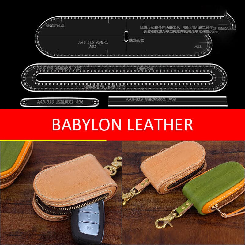 Different Key Case Pattern Key Case DIY Leather Pattern AAB-319 – Babylon Leather