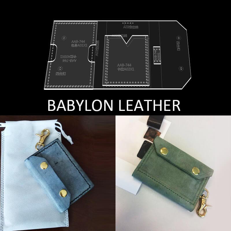 BABYLON™ Key Pouch Making Pattern AAB - 744 - Babylon LeatherBabylon LeatherAAB - 744 - Kraft Board