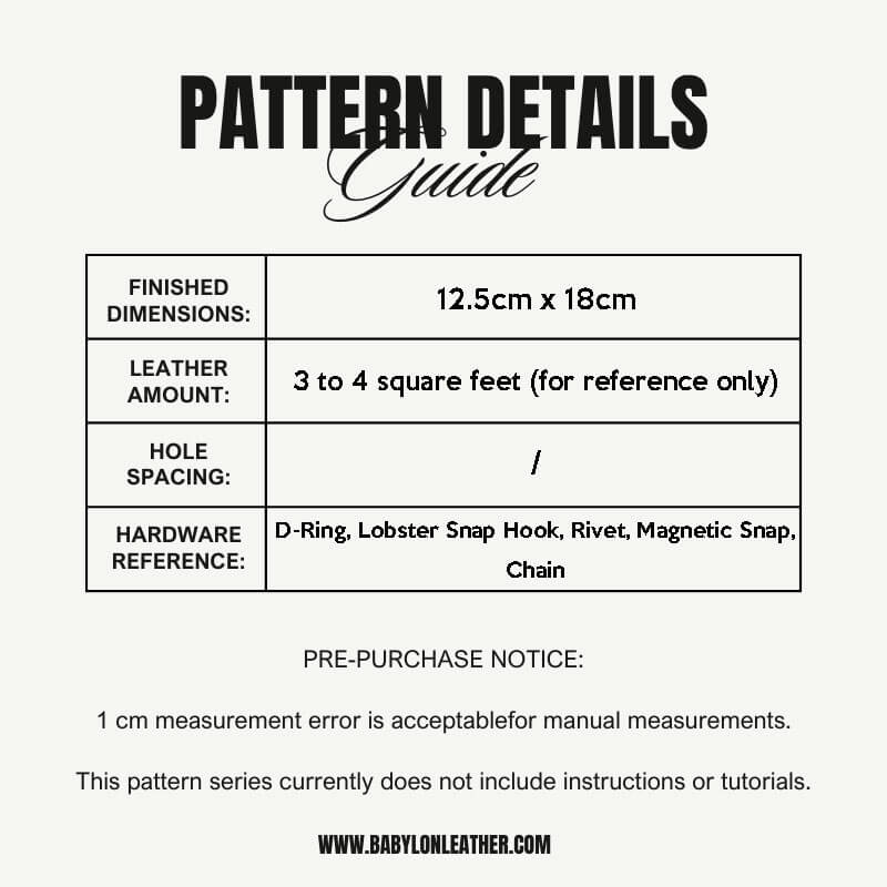 BABYLON™ Leather Bucket Bag Gift Pattern AAB - 346 - Babylon LeatherBabylon LeatherAAB-346-Kraft Board