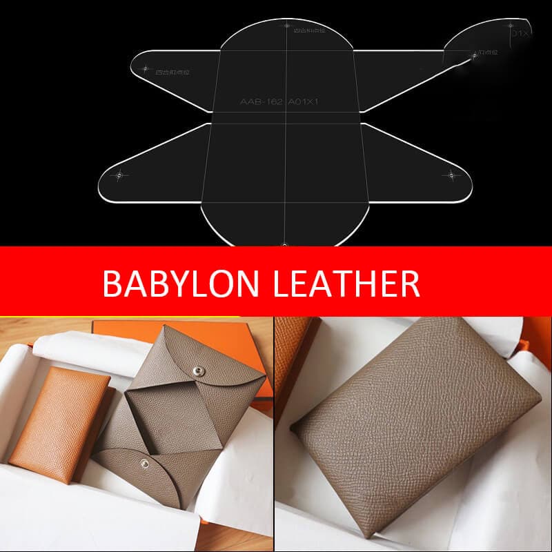 BABYLON™ Leather Business Card Holder Pattern AAB - 162 - Babylon LeatherBabylon LeatherAAB - 162 - Kraft Board