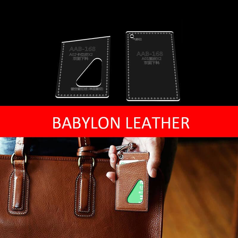 BABYLON™ Leather Card and Document Holder Pattern AAB - 168 - Babylon LeatherBabylon LeatherAAB - 168 - Kraft Board
