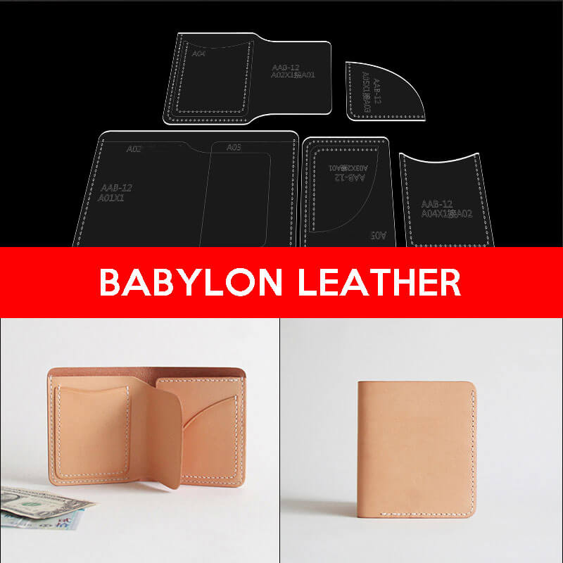 BABYLON™ Leather Card Holder DIY Handmade Pattern AAB - 12 - Babylon LeatherBabylon LeatherAAB - 12 - Kraft Board