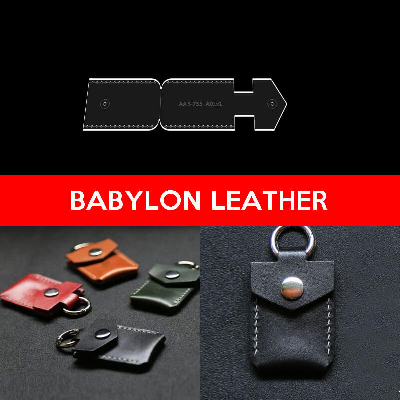 BABYLON™ Leather Card Holder DIY Making Pattern AAB - 755 - Babylon LeatherBabylon LeatherAAB - 755 - Kraft Board