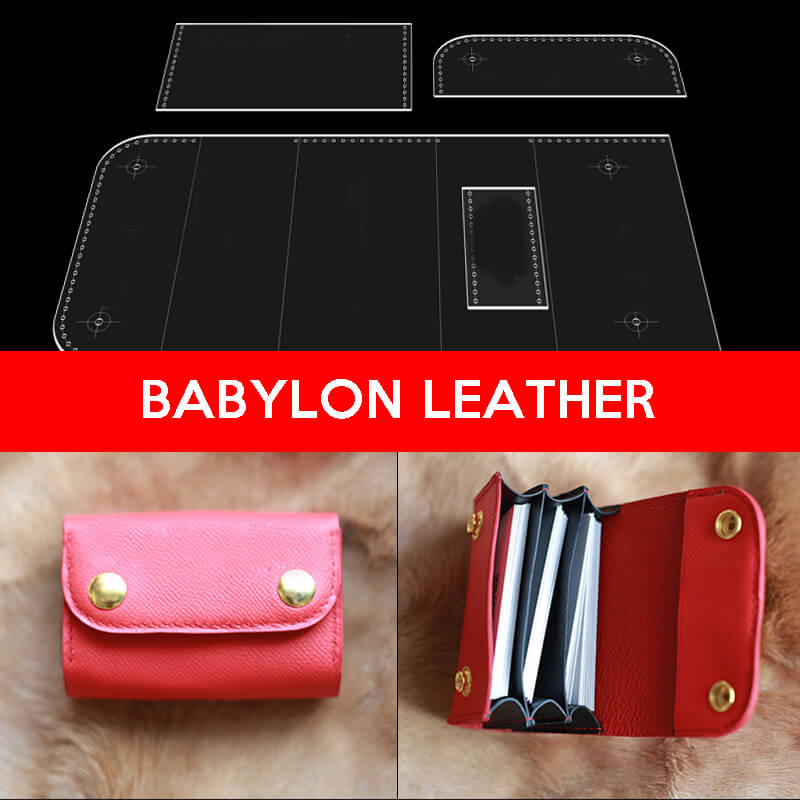 BABYLON™ Leather Cardholder Handmade Gift Pattern AAB - 326 - Babylon LeatherBabylon LeatherAAB - 326 - Kraft Board