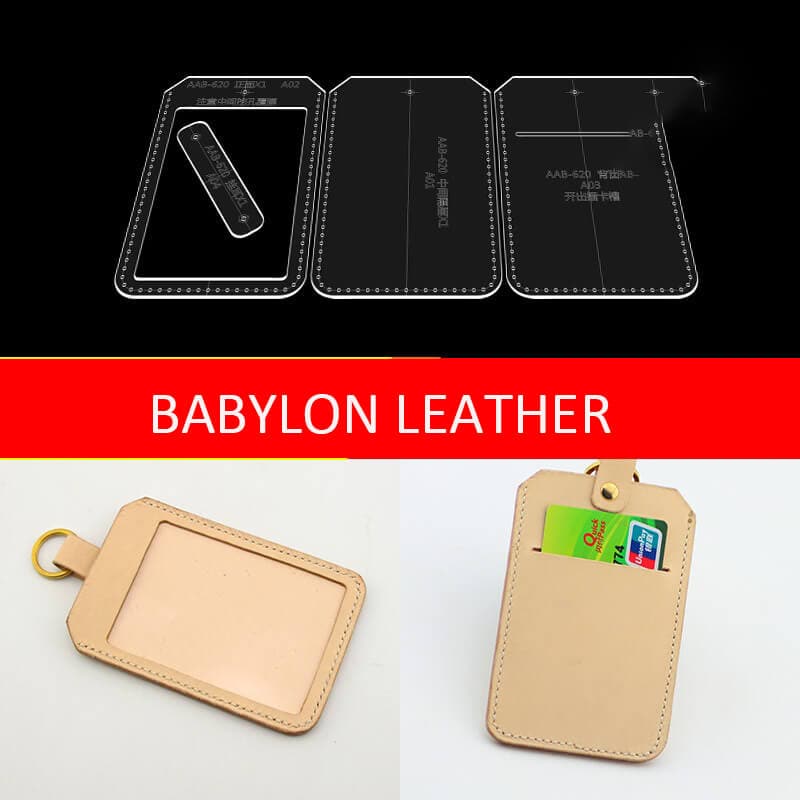 BABYLON™ Leather Craft Card Case Pattern AAB - 620 - Babylon LeatherBabylon LeatherAAB - 620 - Kraft Board