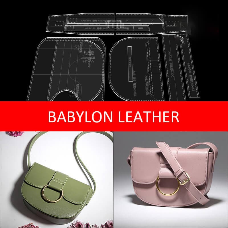 BABYLON™ Leather Crossbody Bag Craft Pattern AAB - 188 - Babylon LeatherBabylon LeatherAAB - 188 - Kraft Board