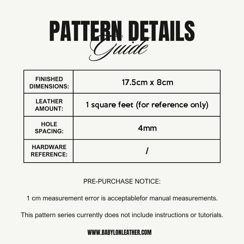 BABYLON™ Leather Decorative Vase DIY Pattern AAB - 855 - Babylon LeatherBabylon LeatherAAB - 855 - Kraft Board