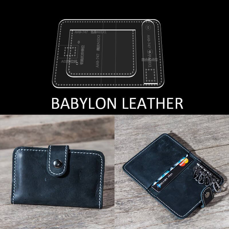 BABYLON™ Leather Key Pouch Crafting Pattern AAB - 747 - Babylon LeatherBabylon LeatherAAB - 747 - Kraft Board