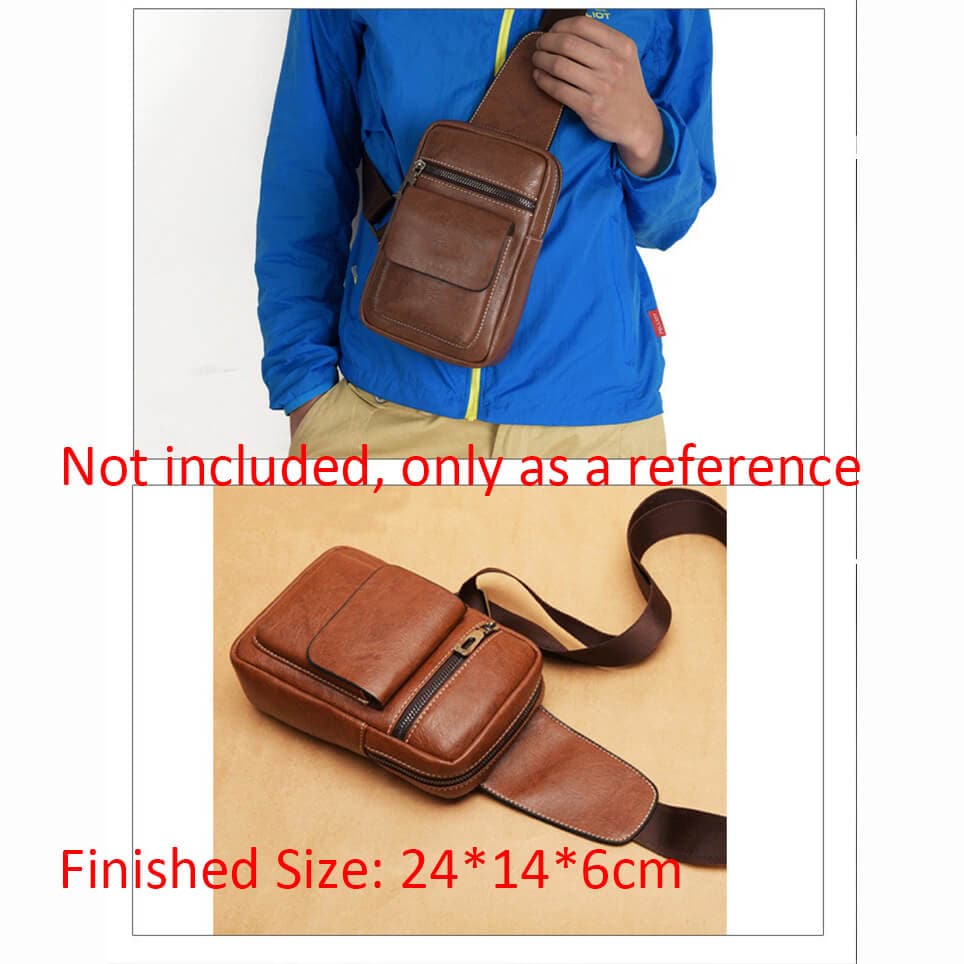 BABYLON™ Leather Men's Sling Bag Pattern AAB - 674 - Babylon LeatherBabylon LeatherAAB - 674 - Kraft Board