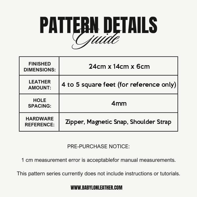 BABYLON™ Leather Men's Sling Bag Pattern AAB - 674 - Babylon LeatherBabylon LeatherAAB - 674 - Kraft Board
