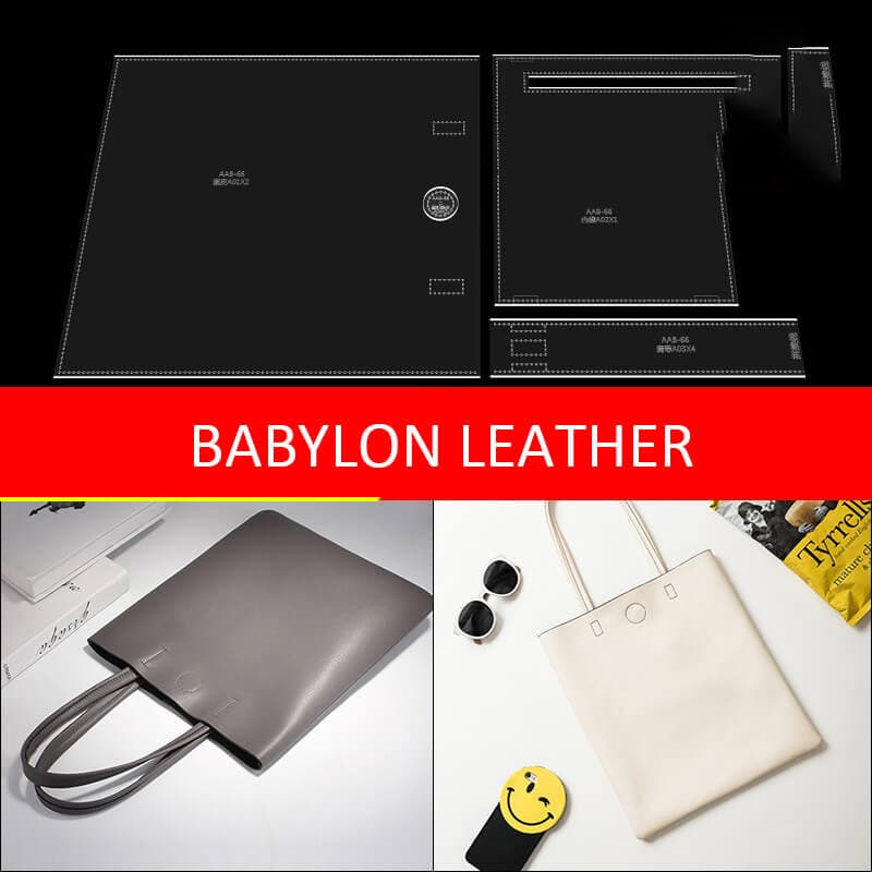 BABYLON™ Leather Shoulder Bag Craft Pattern AAB - 66 - Babylon LeatherBabylon LeatherAAB - 66 - Kraft Board