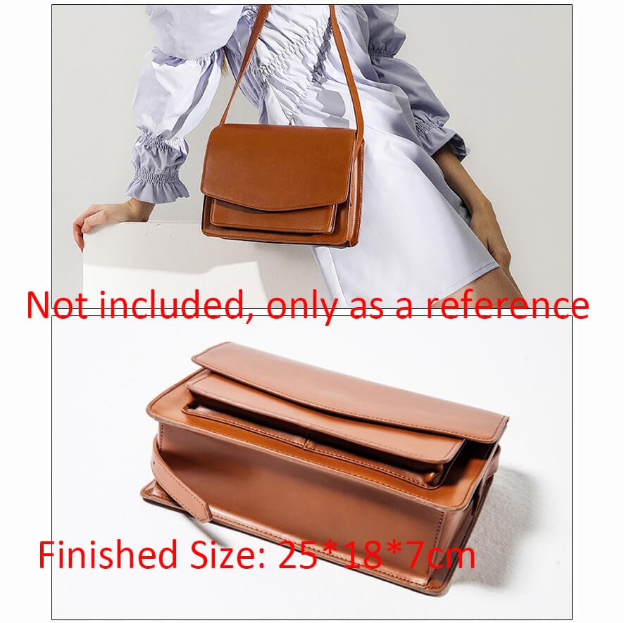 BABYLON™ Leather Shoulder Bag Crafting Pattern AAB - 190 - Babylon LeatherBabylon LeatherAAB - 190 - Kraft Board