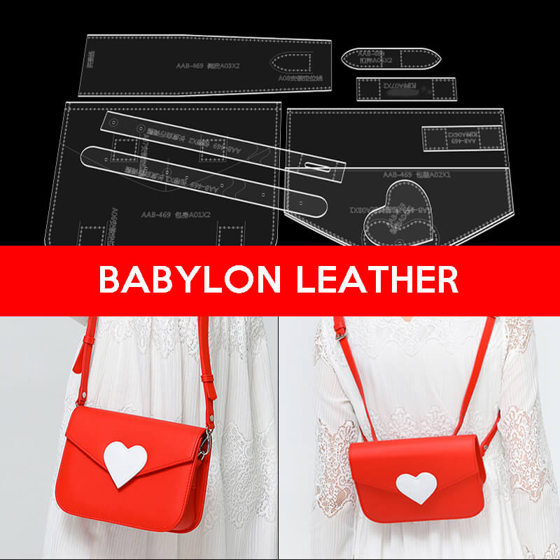 BABYLON™ Leather Shoulder Bag DIY Gift Crafting Pattern AAB - 469 - Babylon LeatherBabylon LeatherAAB-469-Kraft Board