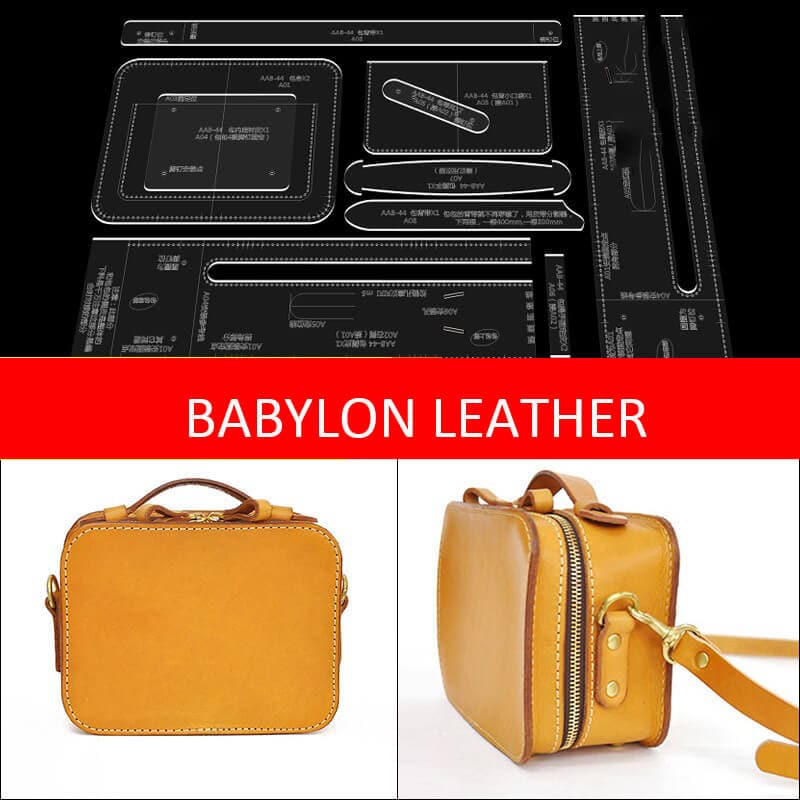BABYLON™ Leather Shoulder Bag Making Pattern AAB - 44 - Babylon LeatherBabylon LeatherAAB - 44 - Kraft Board