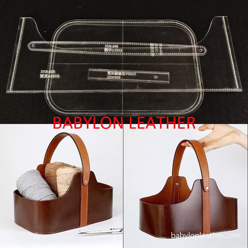 Leather Storage Tray DIY Pattern AAB-689 – Babylon Leather