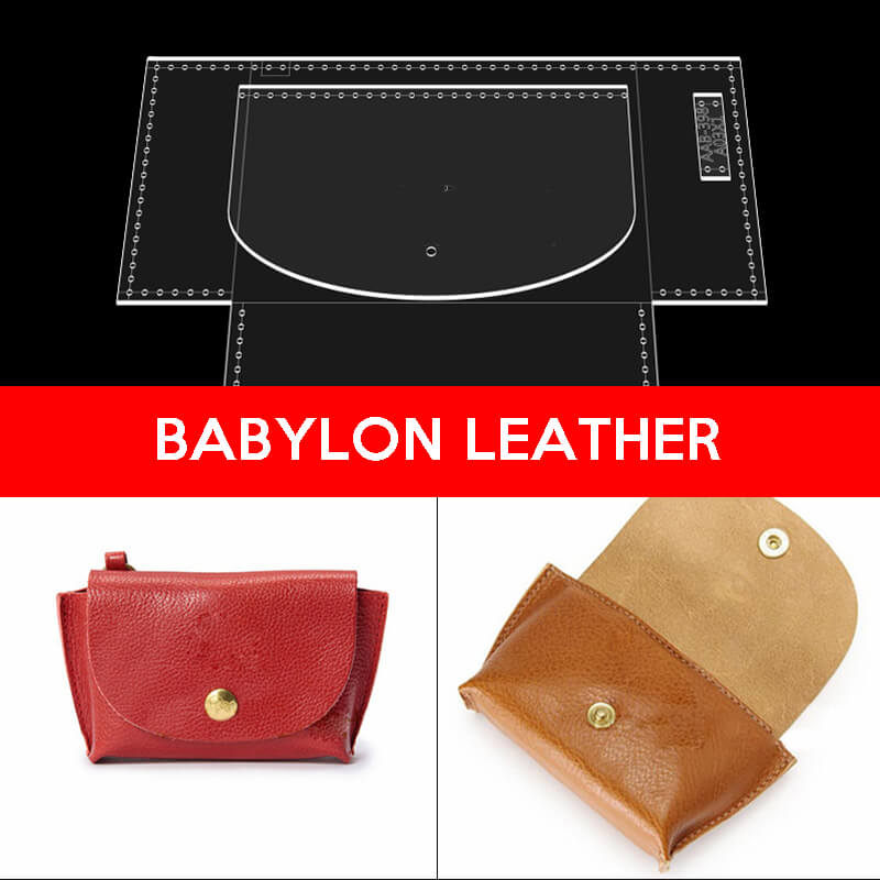 BABYLON™ Leathercraft Coin Purse Making Pattern AAB - 398 - Babylon LeatherBabylon LeatherAAB-398-Kraft Board