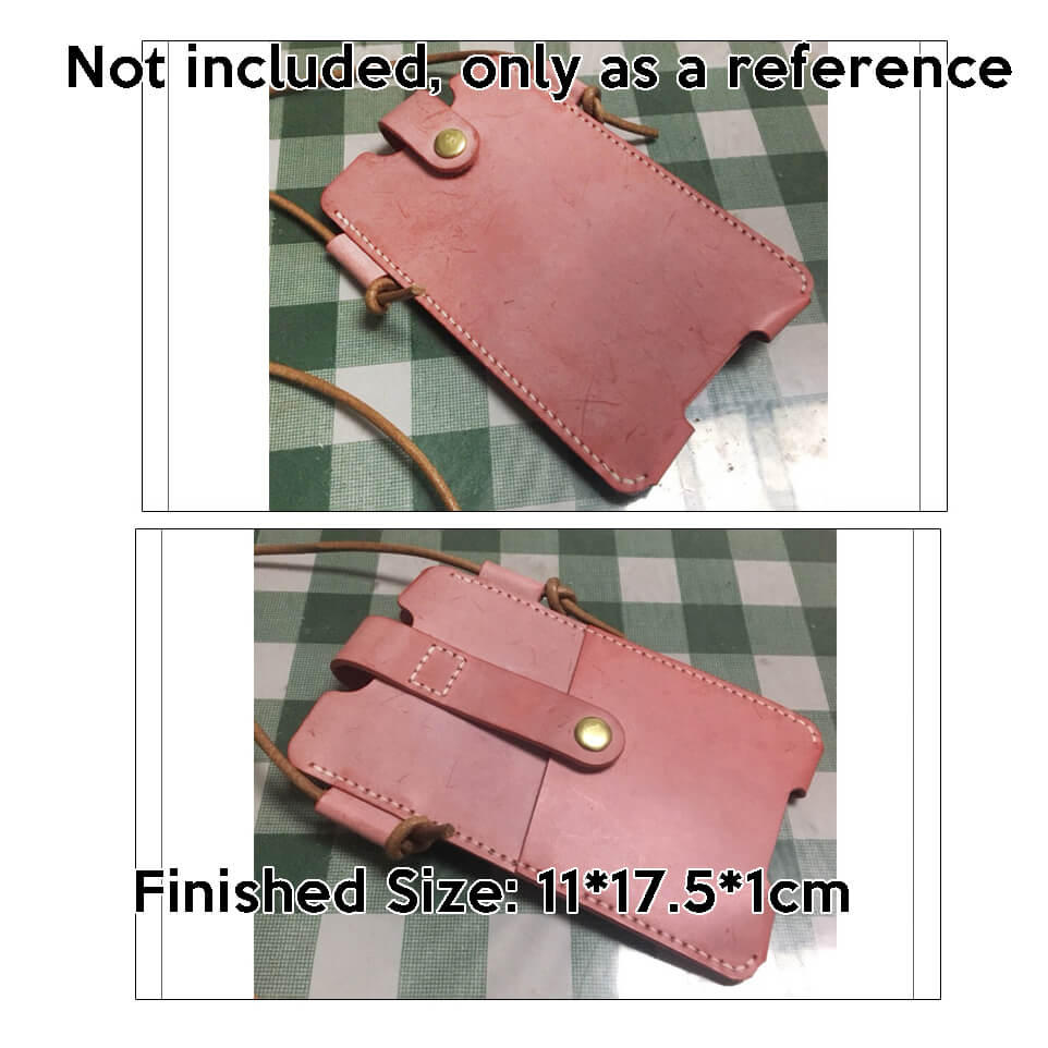 BABYLON™ Leathercraft Phone Pouch Making Pattern AAB - 384 - Babylon LeatherBabylon LeatherAAB-384-Kraft Board