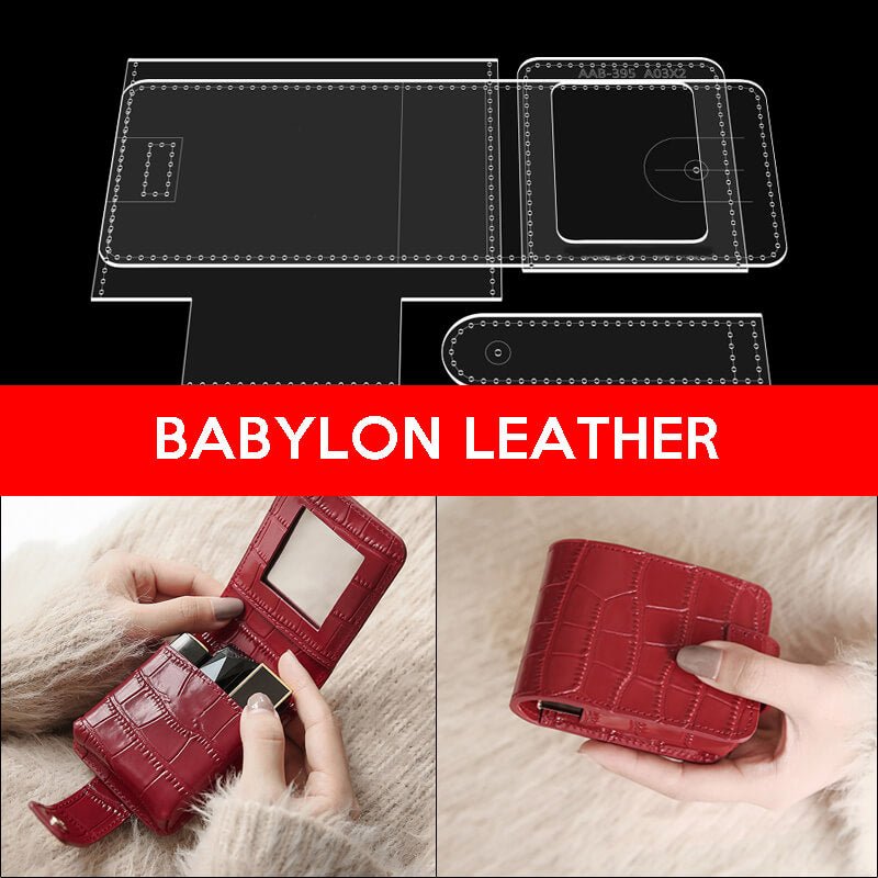 BABYLON™ Lipstick Cosmetic Clutch Leather Pattern AAB - 395 - Babylon LeatherBabylon LeatherAAB-395-Kraft Board