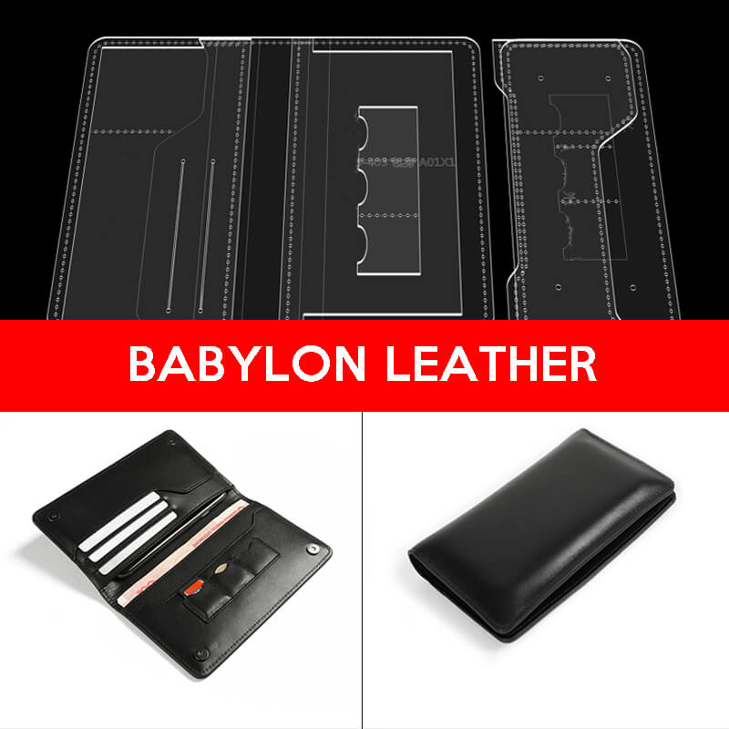 BABYLON™ Long Wallet DIY Leather Project Pattern AAB - 403 - Babylon LeatherBabylon LeatherAAB-403-Kraft Board