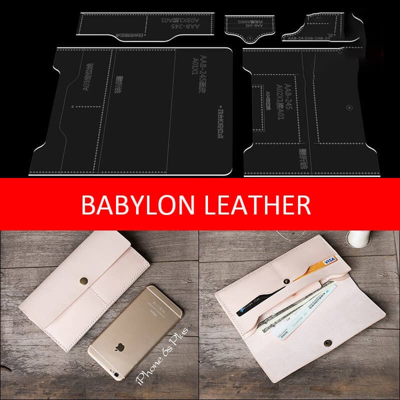 BABYLON™ Long Wallet Handmade Gift Making Pattern AAB - 245 - Babylon LeatherBabylon LeatherAAB - 245 - Kraft Board