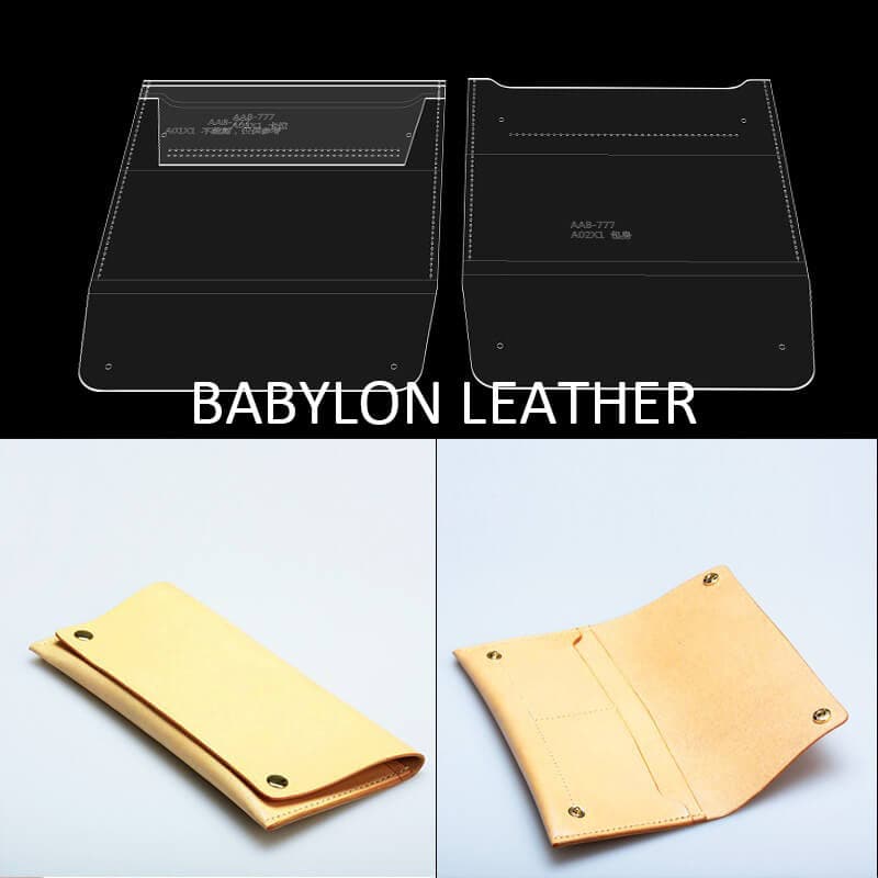 BABYLON™ Long Wallet Pattern AAB - 777 - Babylon LeatherBabylon LeatherAAB - 777 - Kraft Board
